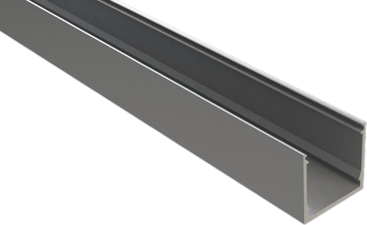 luxKIT Profil 20 - 2.4m schwarz