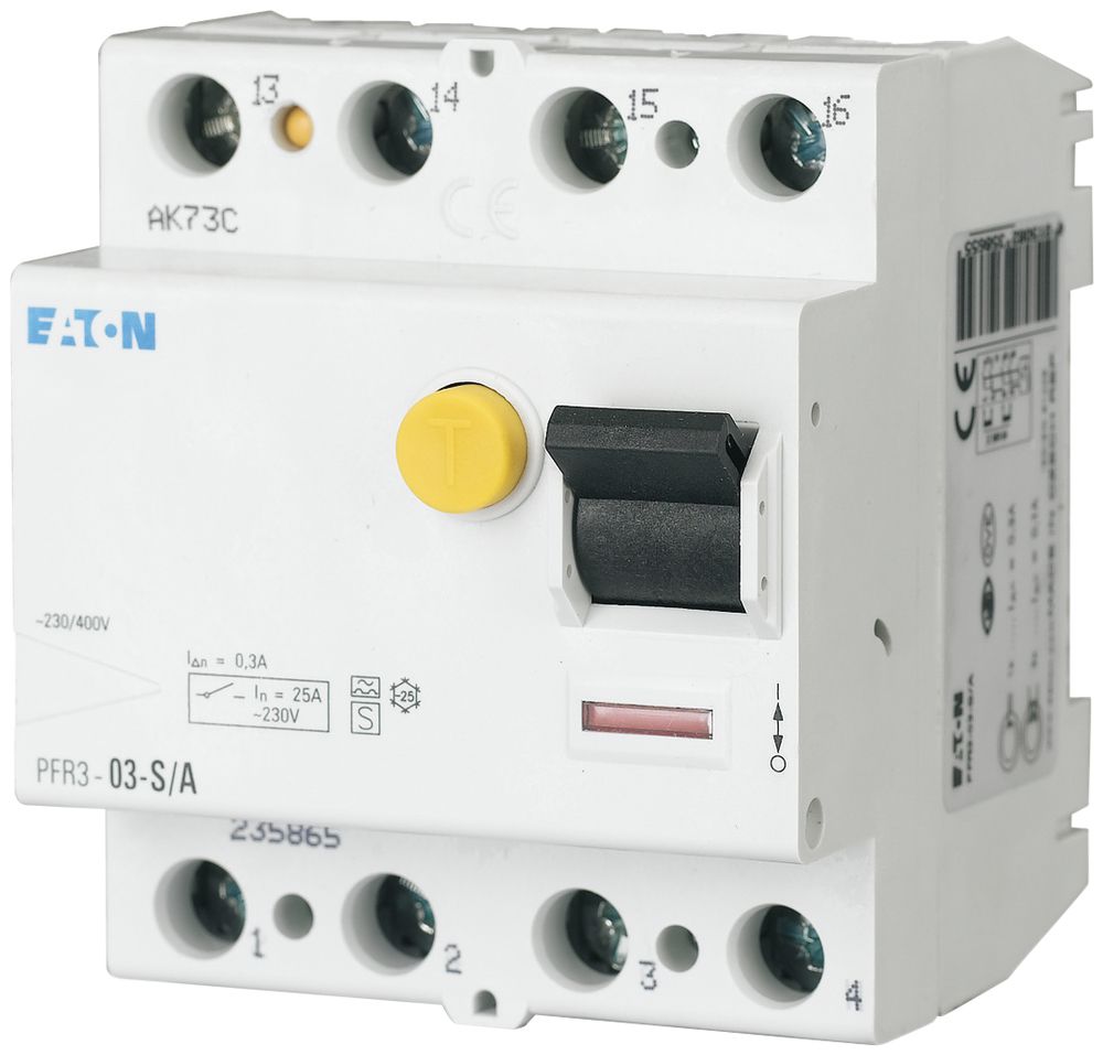 Interruttore differenziale Eaton PFIM 4P 63A 300mA tipo S/A