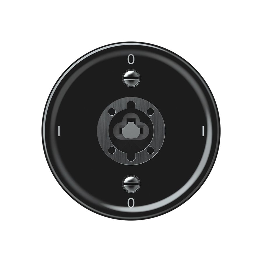 Interruttore a chiave origin interruttore 0/1L 16A 250V 0-I-0-I 60×60mm nero