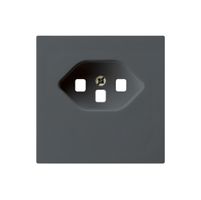 Frontplatte kallysto T23 anthrazit 60×60 für Steckdose Schraubklemme
