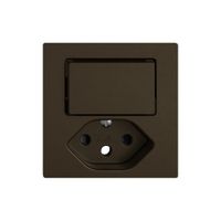 Kit di montaggio EDIZIO.liv SNAPFIX® p.combi.T13 c.1 tasto n.ill.shutter ma