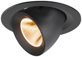 LED-Downlight SLV NUMINOS GIMBLE M 12W 1700lm 2700K NB DALI Ø135×95 schwarz