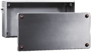 Scatola EX Rittal KL IP66 grigio acciaio pregiato vuoto con coperchio