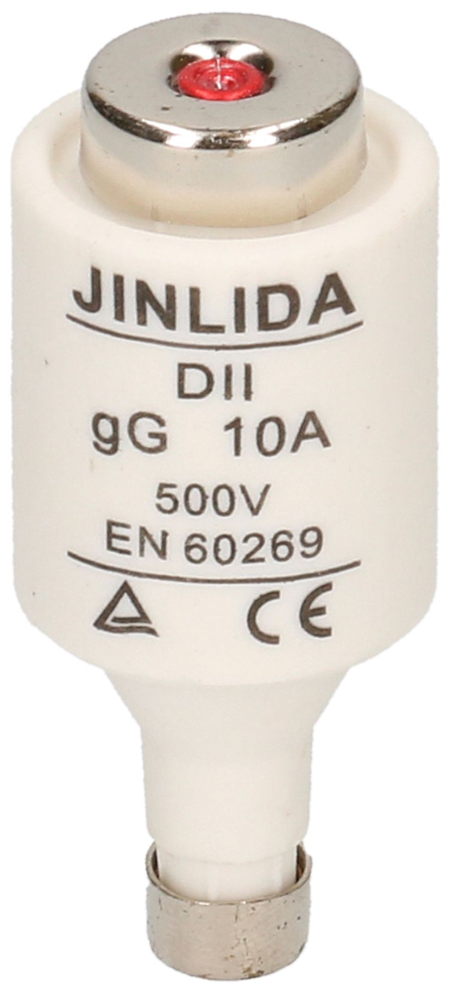 Fusibile D MAX HAURI DT-II 10A rosso 500V ritardo 50 KA gG Ø21×48mm 5 pezzi