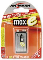 Akku NiMH 6LR61 8.4V 200mAh, 1 Stück