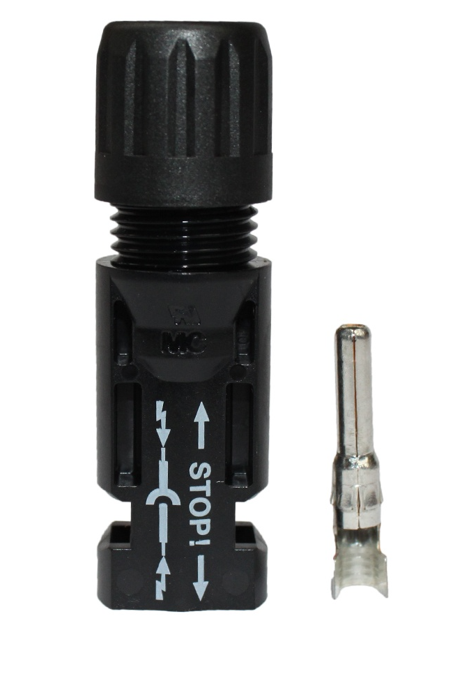 MC raccord bouchon MC4 II, 4-6mm² (-) pour isolation câble: 5.9-8.8mm²