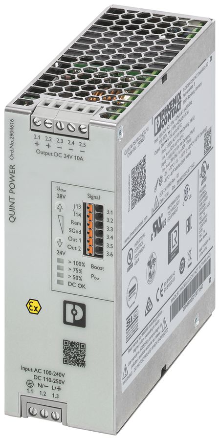 Schaltnetzteil PX QUINT4-PS/1AC/24DC/10/+ 1L OUT:24VDC/10A