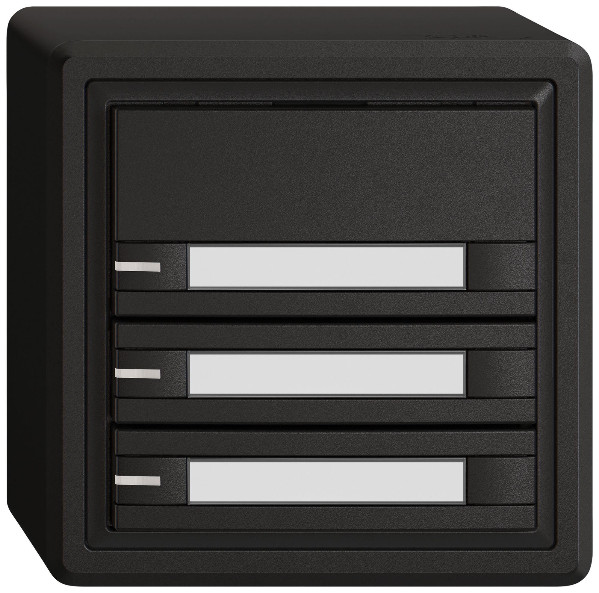 AP-Universaltaster EDIZIO.liv UNI SNAPFIX® m.LED RGB 3× 2-Tbed.Pap.sz