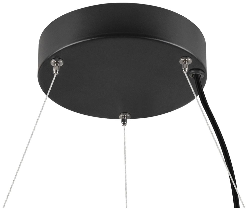 LED-Pendelleuchte SLV MEDO RING 90 43W 5000lm 930/940 DIM Ø900mm schwarz