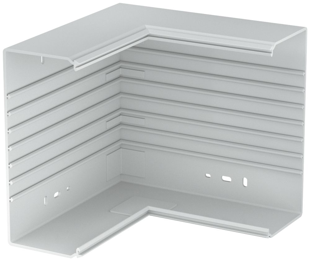 Angle intérieur Bettermann 250×230×130mm, PVC, gris clair, 7035