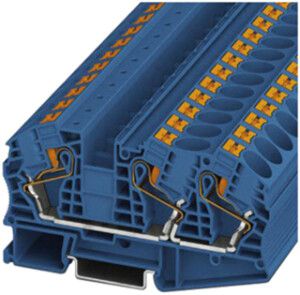 Durchgangsklemme 0.5…25mm² 3×Push-In blau