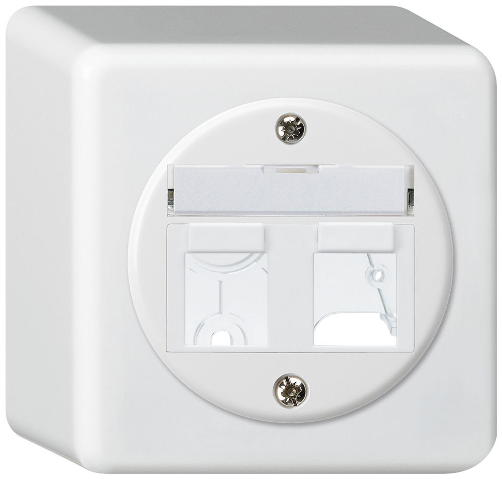 AP-Montageset basico Q zu MM-Modul weiss