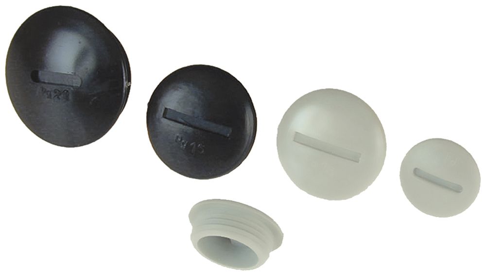 Bouchon avec rebord PA M50 noir