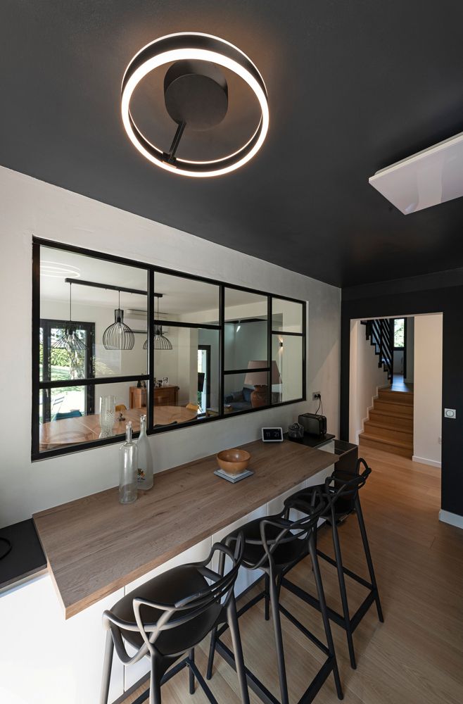 LED-Decken-/Wandleuchte SLV ONE 60 CW 23W 550lm 927/930 DIM Ø600 schwarz