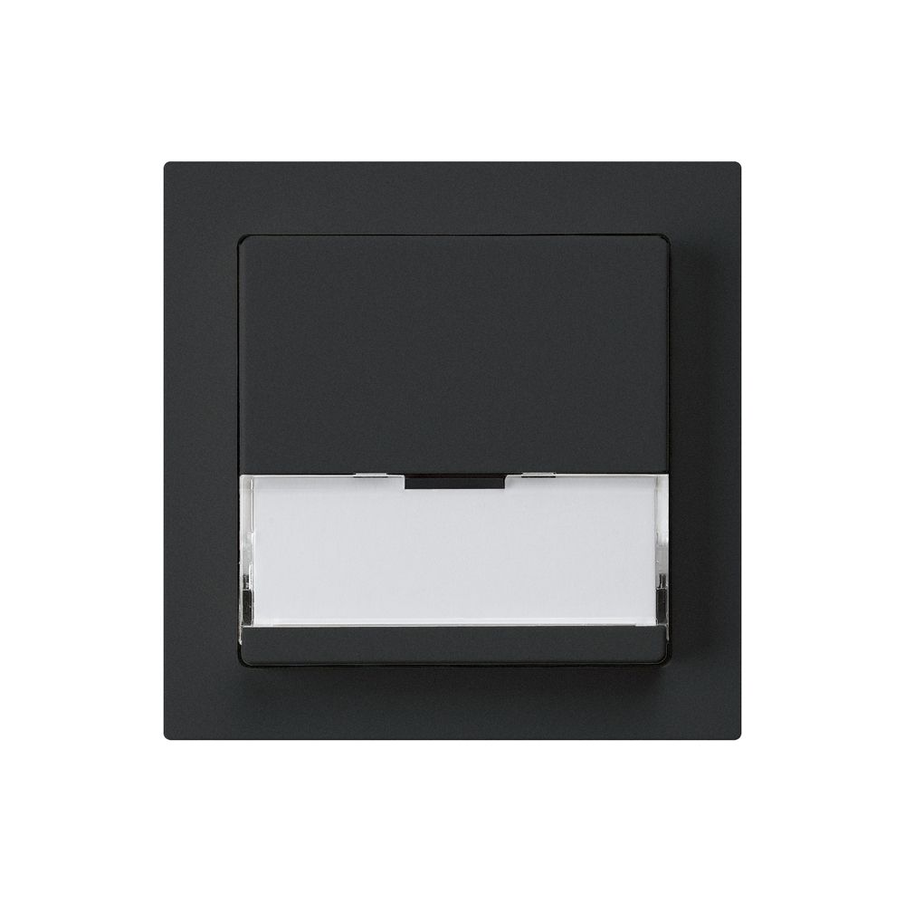 Poussoir de sonnerie ENC avec porte-étiquette A/1L kallysto noir