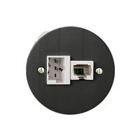 Einsatz zu UP-Anschlussdose xDSL RJ45/TT83 schwarz ITplus mit Filter