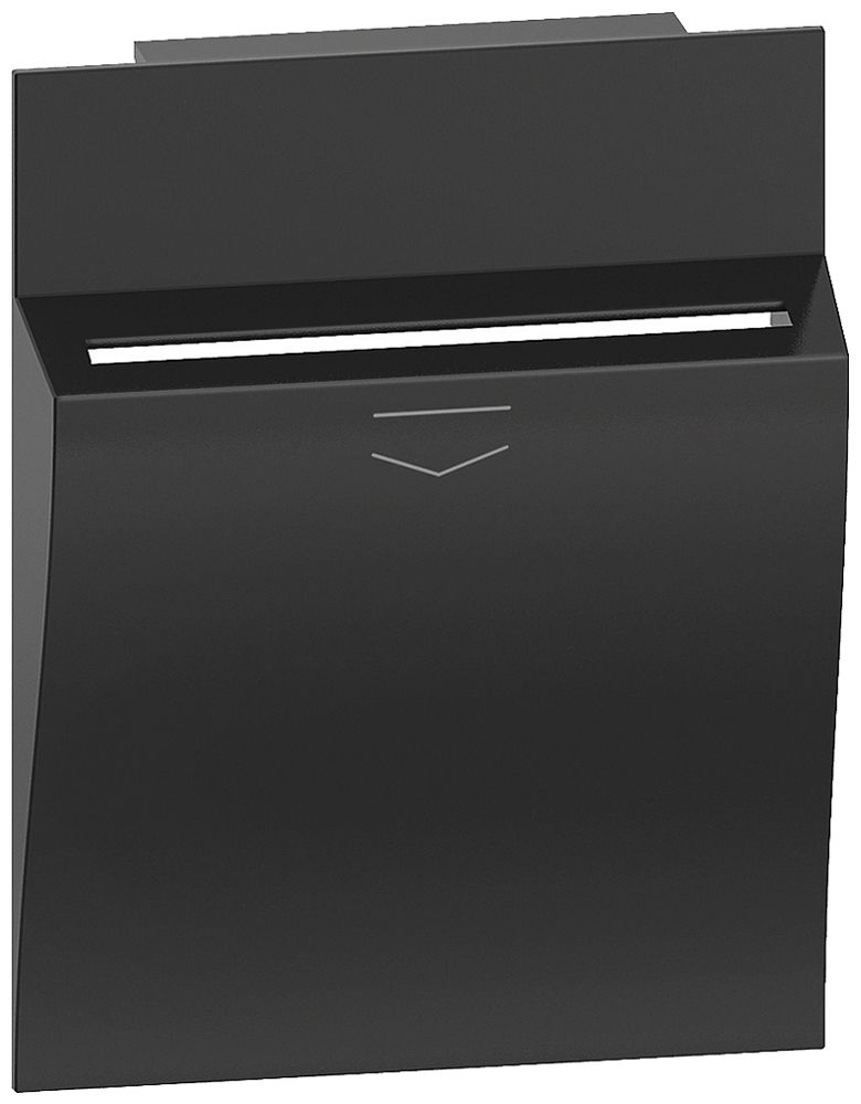 Abdeckung Living Now 2 Module für Hotelcard-Schalter schwarz