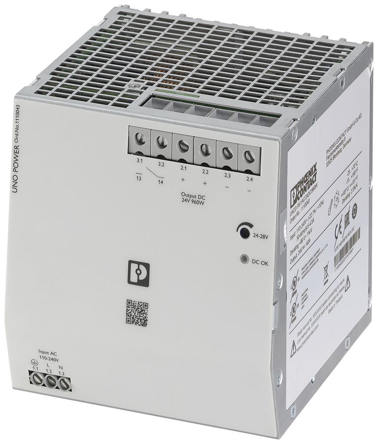 Schaltnetzteil PX UNO2-PS/1AC/24DC/960W 1L OUT:24VDC/40A