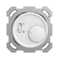 UP-Thermostat STANDARDdue, Schalter Heizen/Kühlen, Tiefe 33mm, 77×77mm, weiss