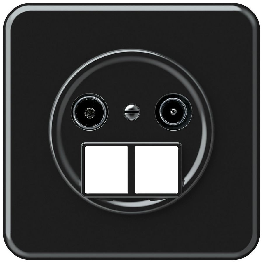 Prise multimédia ENC TV-R origin prise de passage 11dB 2.7dB noir