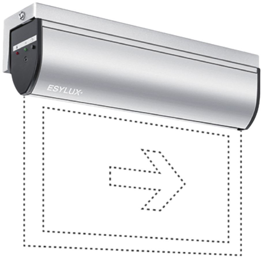 Notleuchte ESYLUX SLC LEDi SC/C Wandmontage