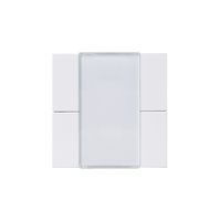 Tasterfront Hager basico KNX 4-fach weiss 45×45mm