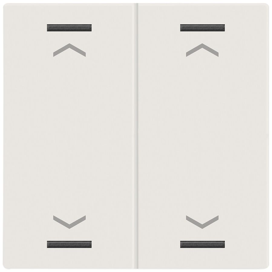 Bascule MDT BE-TAL60W211.A1 1t/4a p.touches tactiles blanc mat "jalousie"