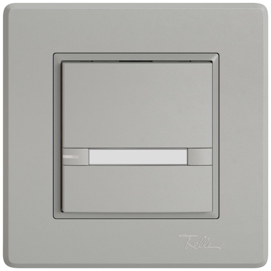 UP-Universaltaster EDIZIO.liv UNI SNAPFIX® 12…48V m.LED blau 1× 2-Tbed.Pap.hgu