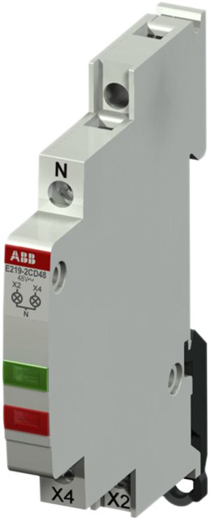 Voyant lumineux AMD ABB LED vert/rouge, 12…48VAC, E219-2CD48