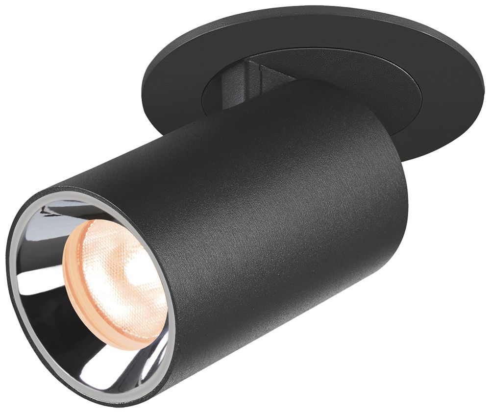 EB-LED-Spot SLV NUMINOS PROJECTOR XS 7W 670lm 927 55° Ø49×80mm sz/Cr