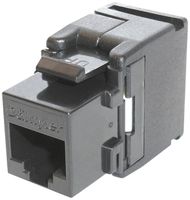 RJ45-Modul Dätwyler KU-T 1/8 U Kat.6 schwarz werkzeuglos