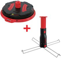 Kabel-Abrollgerät-Set RUNPOTEC 1×X-BOARD XB 300 1×Multifunktionsdorn