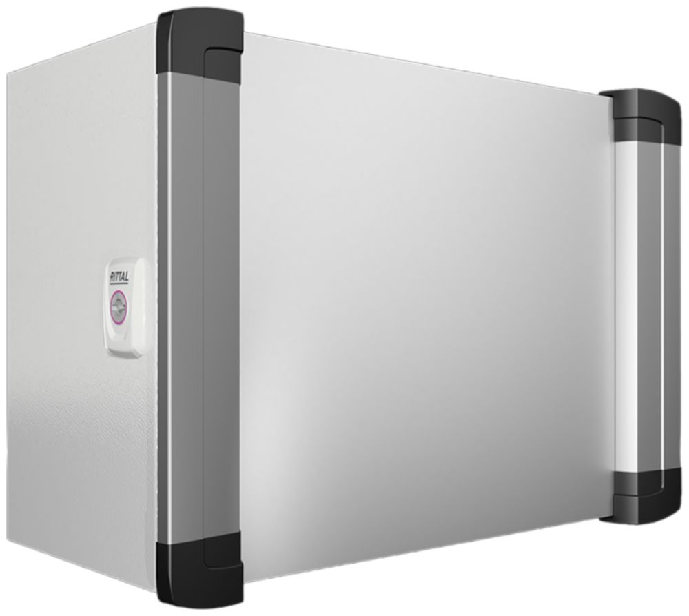 Boîtier de commande Rittal AX, accès par l'avant 380×300×210mm, tôle d'acier