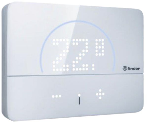 Thermostat d'ambiance AP Finder smart BLISS2 1C.B1, 1C 5A/250VAC, 5…37°C, blanc