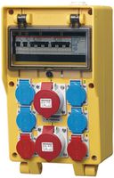 Stromverteiler EverGum 40A 1×FI 4×LS 4×T23 2×T25 1×CEE16/5L 1×J15/5L