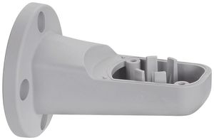 Équerre WERMA, pour colonne de signalisation, pour montage unilatéral, gris