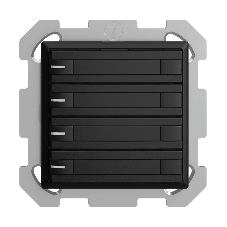 Poussoir KNX RGB ENC EDUE, 250mW, a.LED RGB, papier, 4×poussoir, C.2×T., no