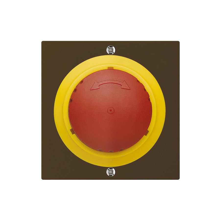 Taster kallysto NOT-AUS braun