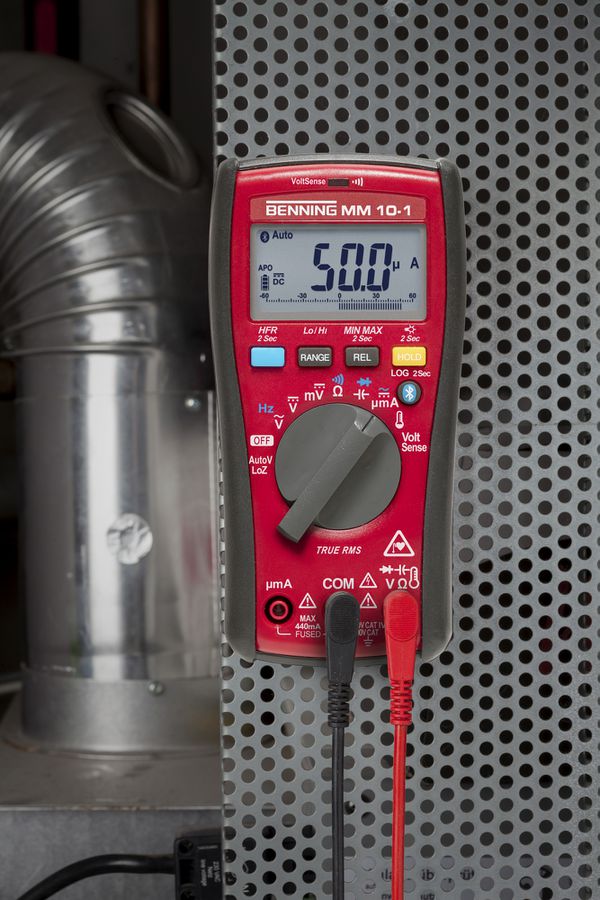 Multimetro digitale Benning MM 10-1 1000VUC 400mA 40MΩ Cat IV 600V
