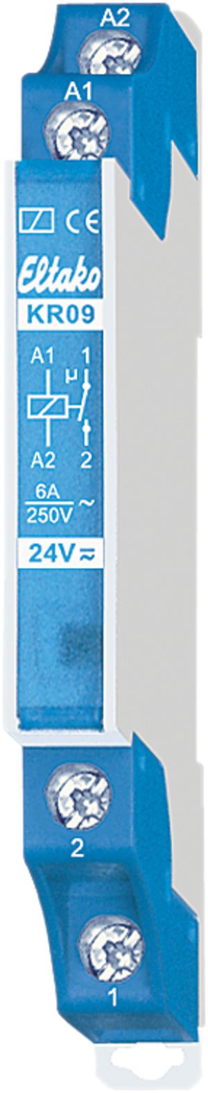 Relais de commande AMD Eltako 24VUC, 6A 1F, KR09