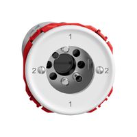 Interrupteur rotatif STANDARDdue SNAPFIX® inverseur 3/3L s.cylindre bc