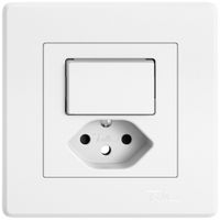 UP-Montageset EDIZIO.liv SNAPFIX® für Kombi.T13 m.1 Knopf unbel.Shutter ws