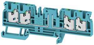 Borne de passage joignable WM SDT 4C 0.5…2.5mm² 20A/500V snap-in DIN35 bl