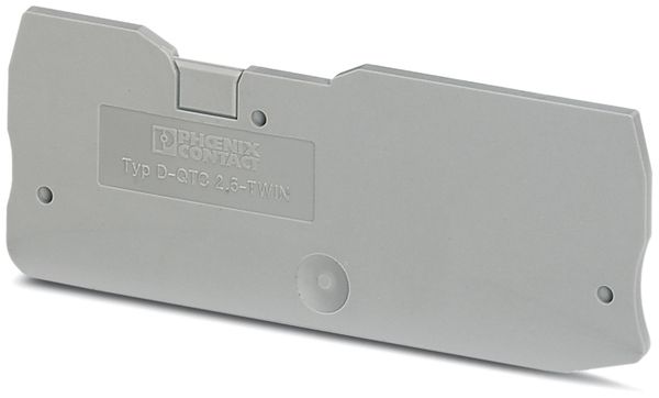 Abschlussdeckel zu QTC 2.5 TWIN grau