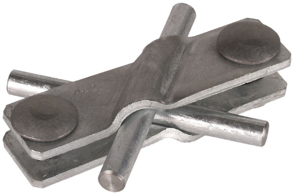 Bride SV DEHN/elvatec avec vis M10×30mm acier zingué à chaud immersion