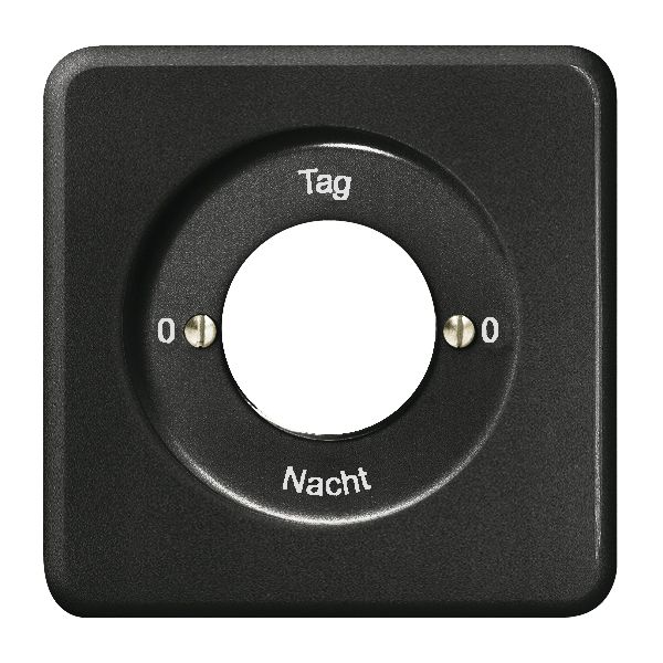 Kit frontale 0-Tag-0-Nacht nero per interr.rotativo a chiave