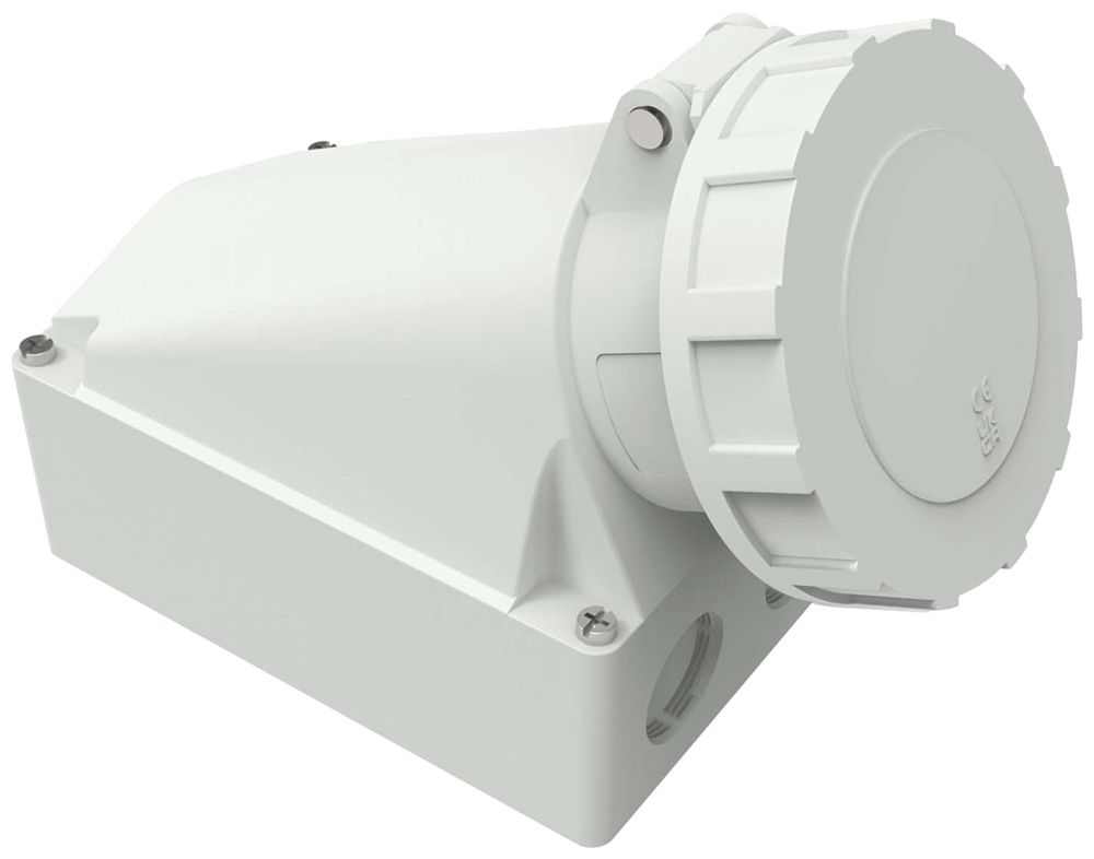 Prise murale AP Bals CEE TE 63A 5P >50V 1h IP67 Ni 118×170mm