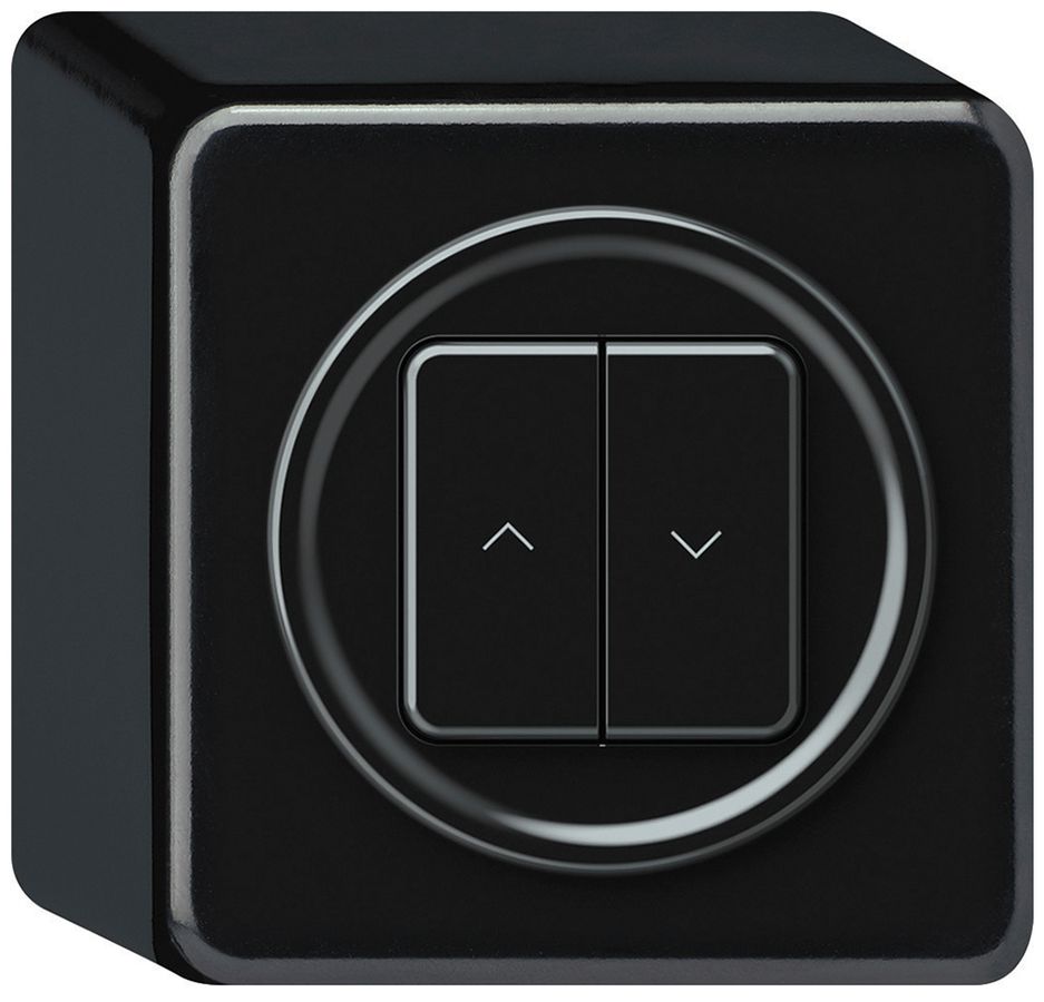 Attuatore per persiana KNX AP origin 2×tasti nero