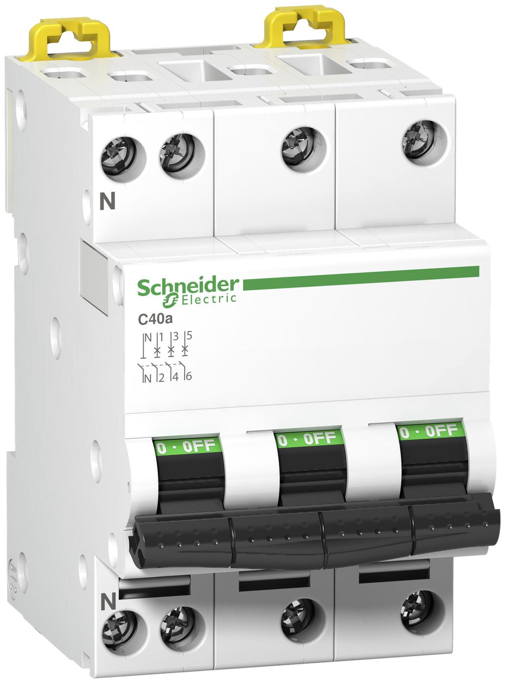 Disjoncteur Schneider Electric iDPN 10A (B) 3L+N 4.5kA