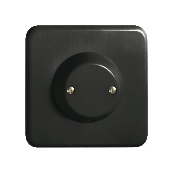 UP-Frontset FH schwarz für Zugtaster/-schalter